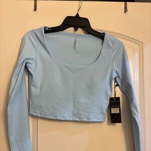 Kimberly C long sleeve crop top